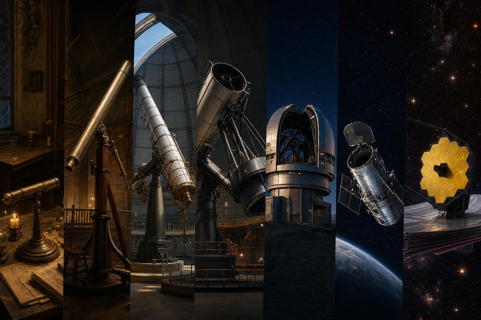 Storia dei telescopi: dal tubo di Galileo al James Webb Space Telescope