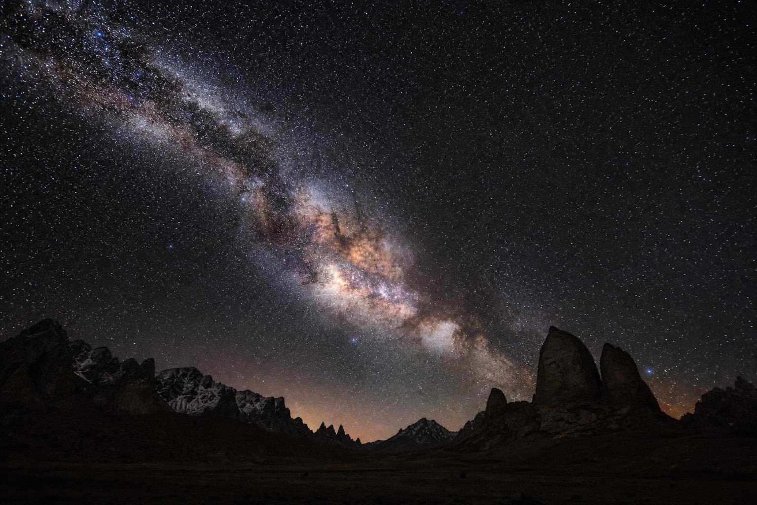 Via Lattea: la mappa della nostra galassia vista dall'interno