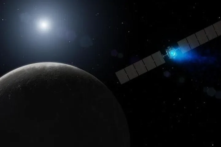 La sonda Dawn in orbita attorno a Cerere