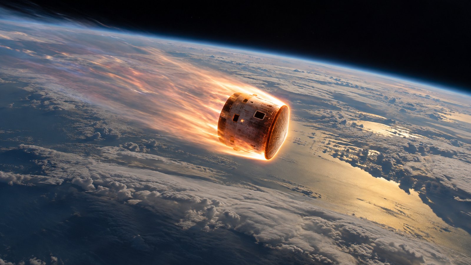Il rientro atmosferico: perché le capsule spaziali diventano roventi